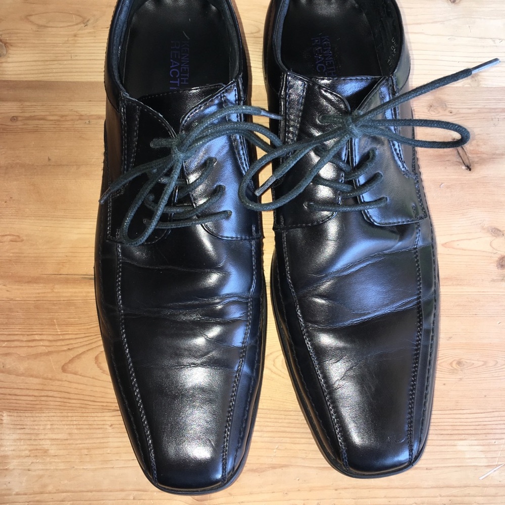 Kenneth Cole Reaction Men’s 11 Black Dress Shoes